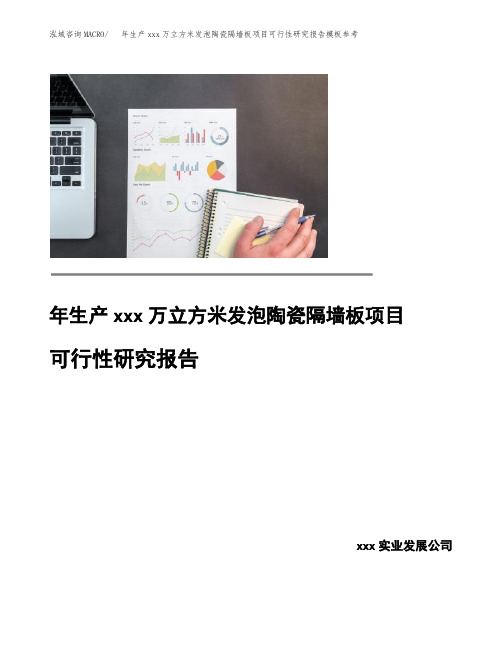 年生产xxx万立方米发泡陶瓷隔墙板项目可行性研究报告模板参考