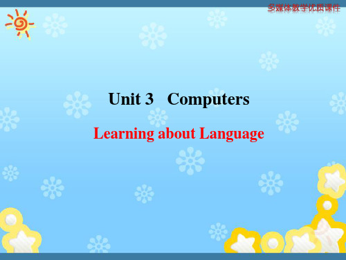 必修2 Unit 3 语法