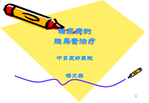 糖尿病的胰岛素治疗(杨文英)