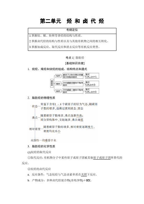 2018高三化学苏教版一轮复习(教师用书)17-18版 选修5 第2单元 烃 和 卤 代 烃