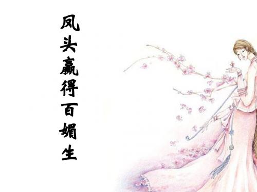 高考语文专题复习课件：凤头赢得百媚生