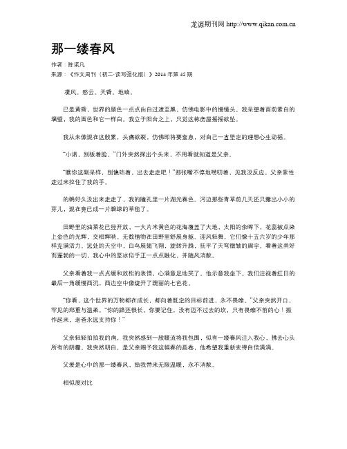 那一缕春风