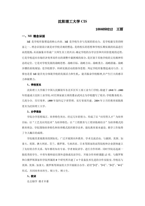 沈阳理工大学CIS