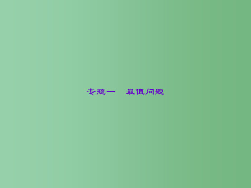 中考数学 专题聚焦一 最值问题课件