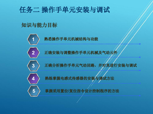 自动化生产线及应用任务二 操作手单元