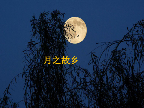 苏少版初中九年级上册音乐(简谱)月之故乡_课件1