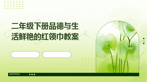 二年级下册品德与生活鲜艳的红领巾教案