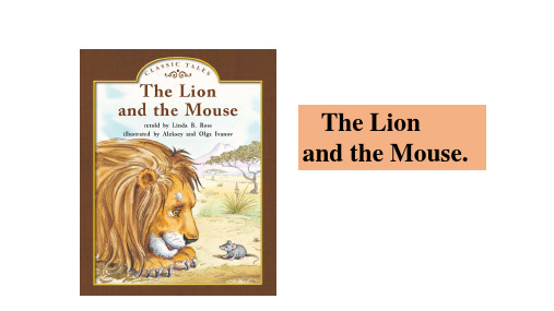 英语绘本The-lion-and-the-mouse
