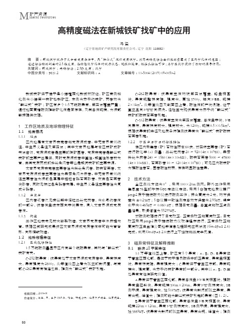 高精度磁法在新城铁矿找矿中的应用