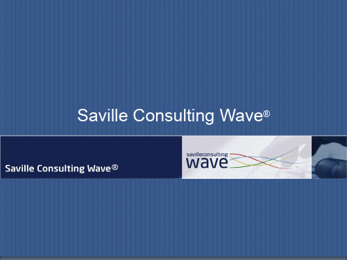 saville wave介绍PPT最新版