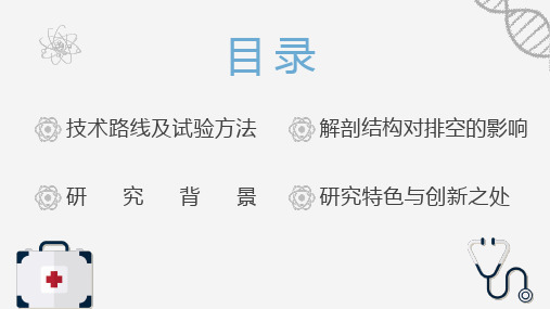 简约风医学类专业毕业答辩PPT模版课件
