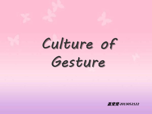 Culture of Gesture手势文化.pptx
