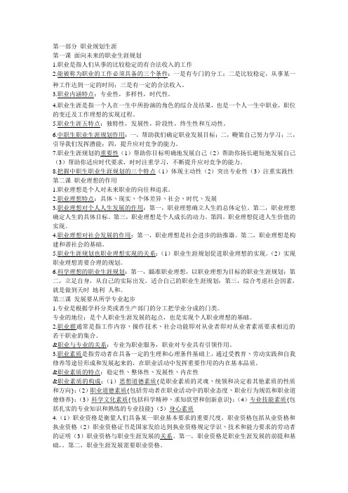 第一部分 职业生涯规划.doc