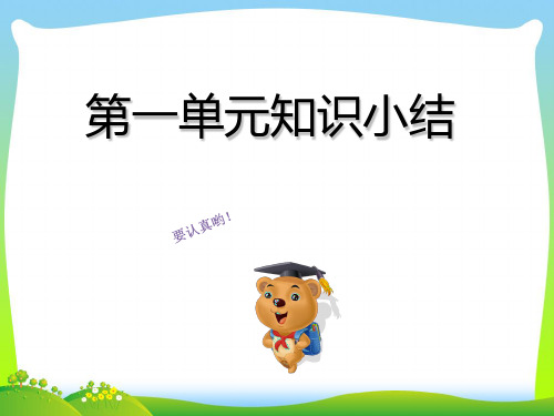 人教部编版六年级下册语文课件-第一单元知识小结(共8张PPT).ppt