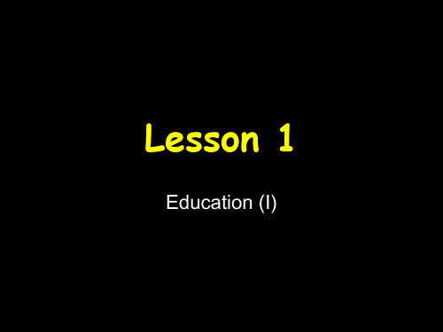 大学英语听力四答案Lesson 1