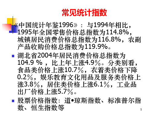 统计指数PPT