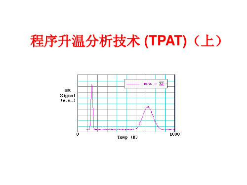 程序升温分析技术 (TPAT)(