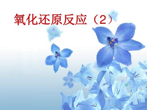 高三化学氧化还原反应3(2019)
