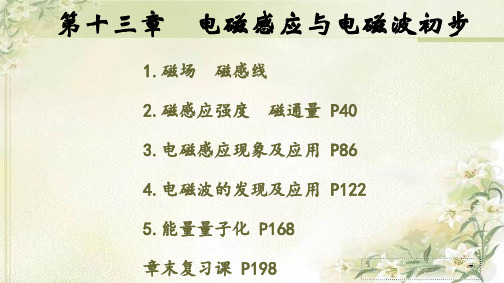 新教材人教版高中物理必修第三册 第13章电磁感应与电磁波初步 精品教学课件(共231页)