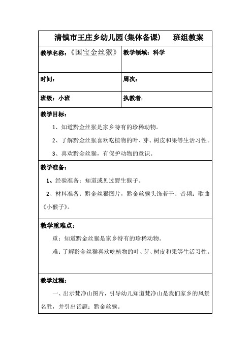 国宝金丝猴(1)