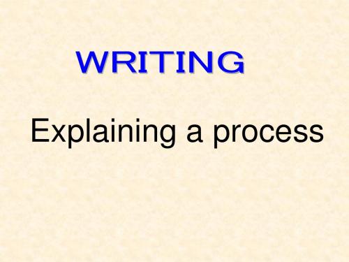 Chapter 5《Surprises at the studio》Writing课件2(1