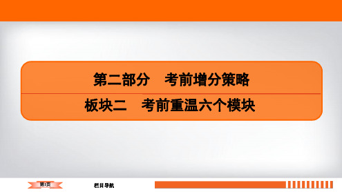 第2部分 板块2 高考数学(理科)二轮总复习(课件)考前增分策略