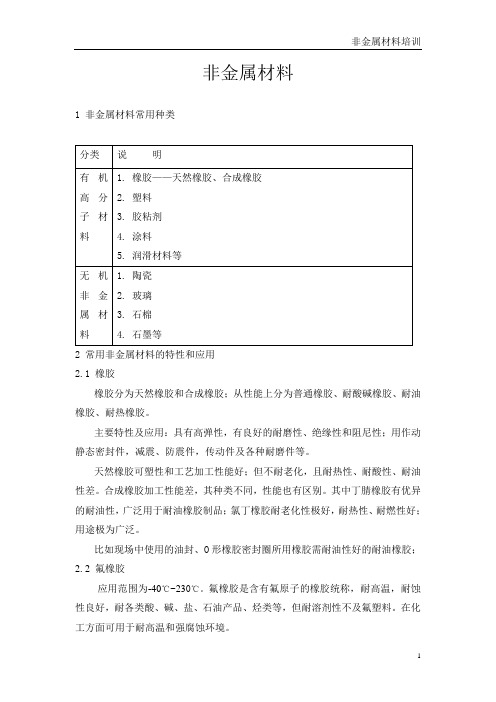 非金属材料