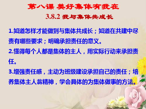 我与集体共成长ppt优秀课件3(2份) 人教版