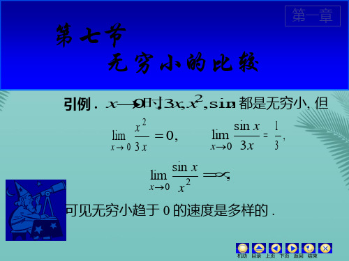 【全版】无穷小比较(zsy)推荐PPT