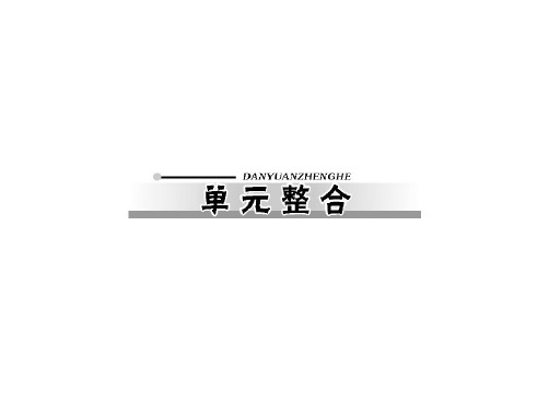 2013届高三政治一轮复习知识课件：第四单元 认识社会与价值选择单元整合(新人教必修4)