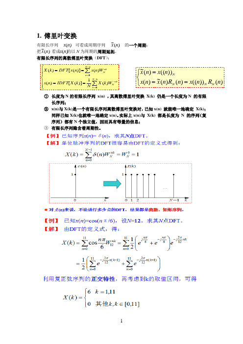 (完整word版)数字信号处理知识总结课案,推荐文档