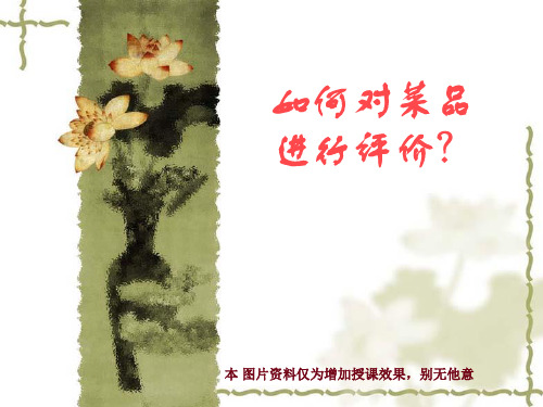 如何对菜品进行评价汇总