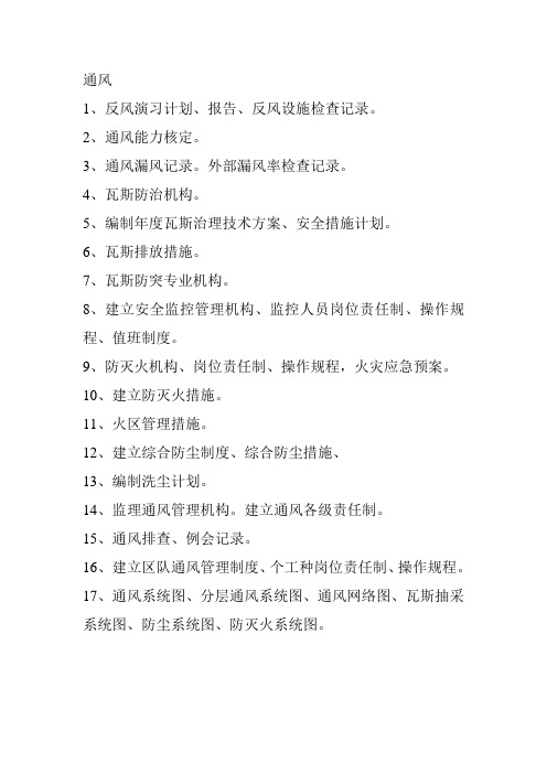 标准化检查项目