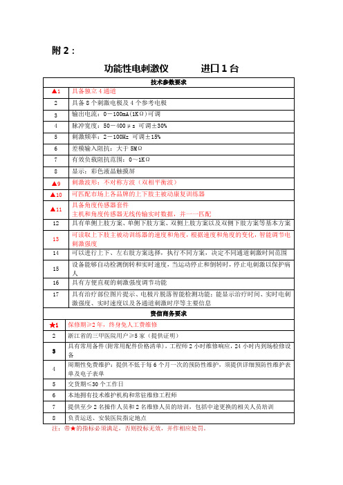 功能性电刺激仪