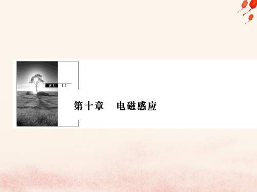 高考物理一轮复习 第十章 电磁感应 第1讲 电磁感应现象 楞次定律