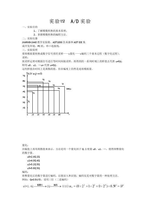 实验四  AD实验