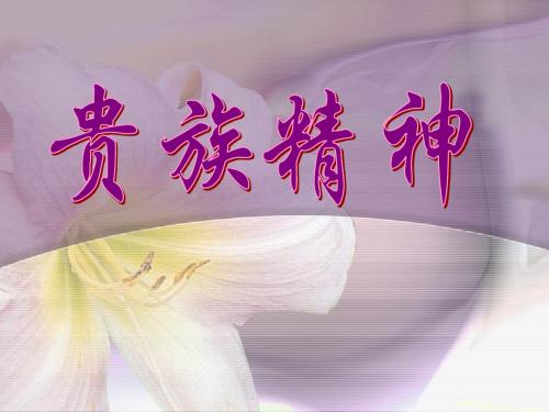 贵族精神