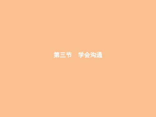 语文人教版选修《文章写作与修改》课件：第一章 第三节 学会沟通