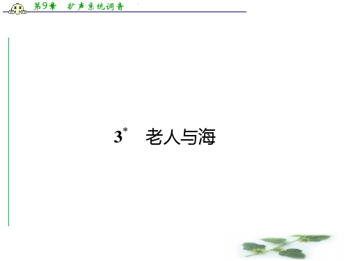 高一语文人教必修三配套课件 第3课  老人与海