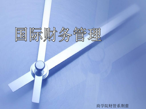 国际财务管理总论