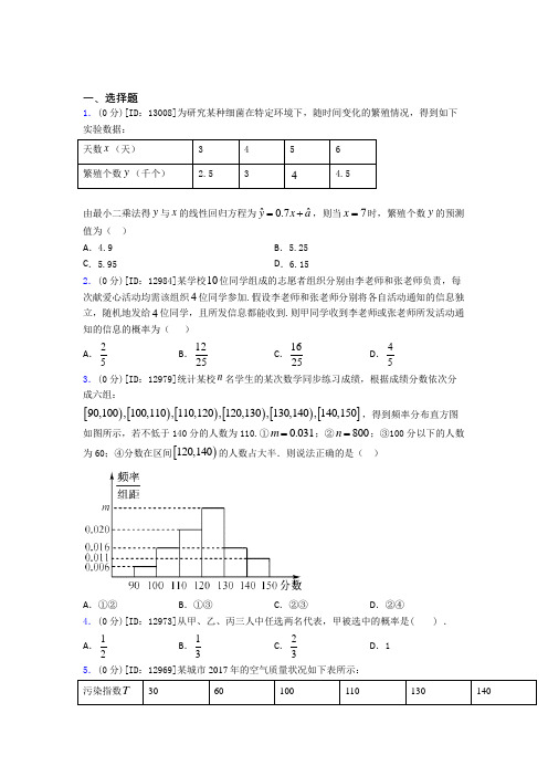 青海师范大学附属中学数学高二上期中经典题