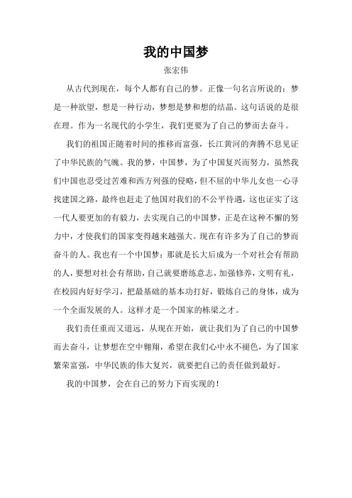 我的中国梦2