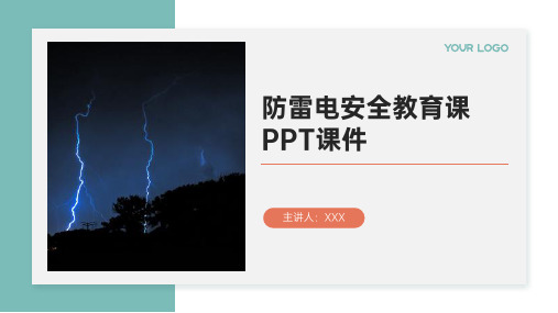 防雷电安全教育课 课件