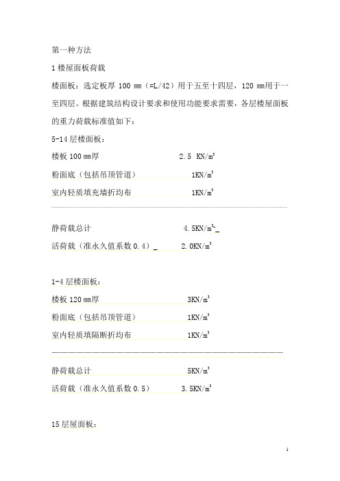荷载计算
