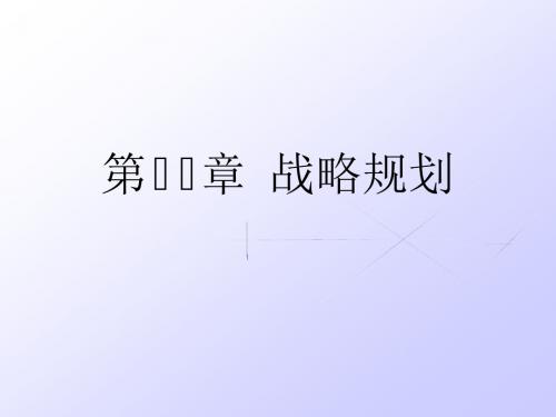 战略规划解析PPT课件