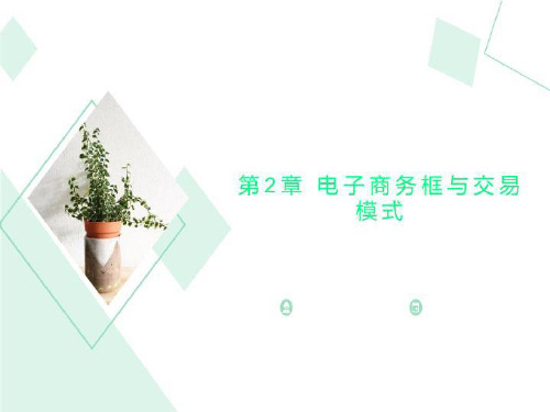 第2章 电子商务框与交易模式