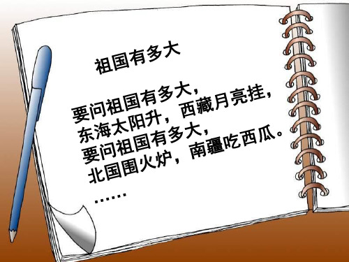 我的祖国多辽阔(2) (1)PPT课件