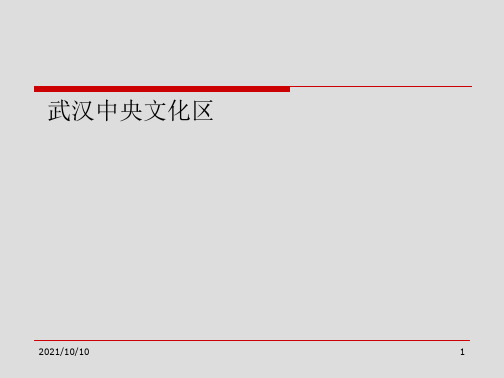 案例研究武汉中央文化区__楚河汉街(最完整版资料)