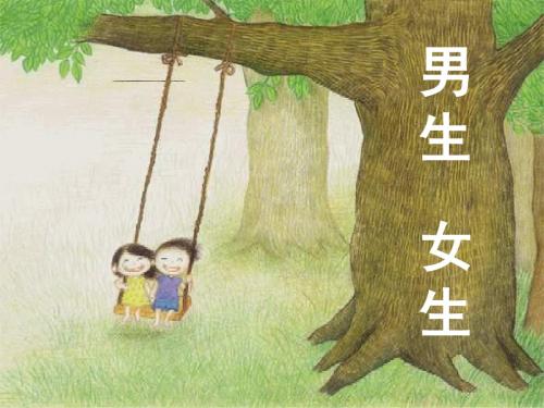 八年级上册 第三课 第二框 男生女生课件