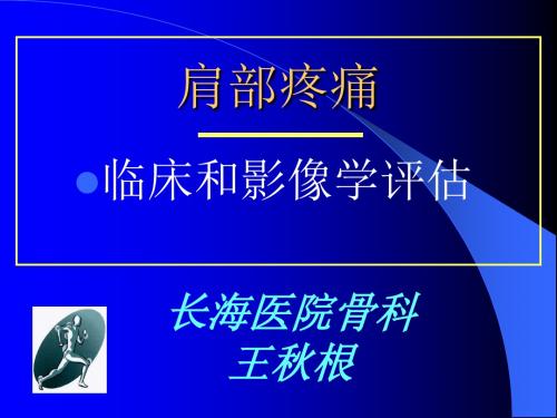 肩部疼痛ppt课件
